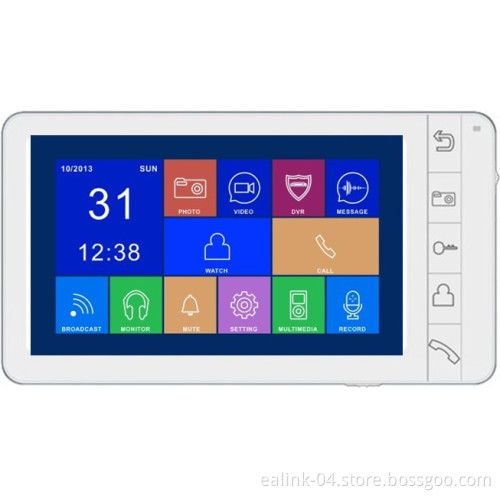 7''color Touch Buttons Video Intercom with DVR (M2107BCM)